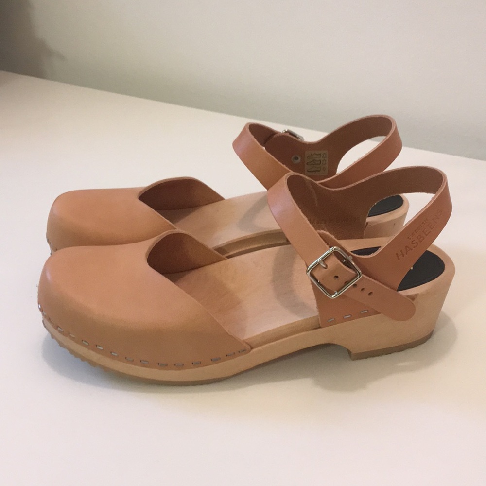 Swedish Hasbeen Covered Clogs